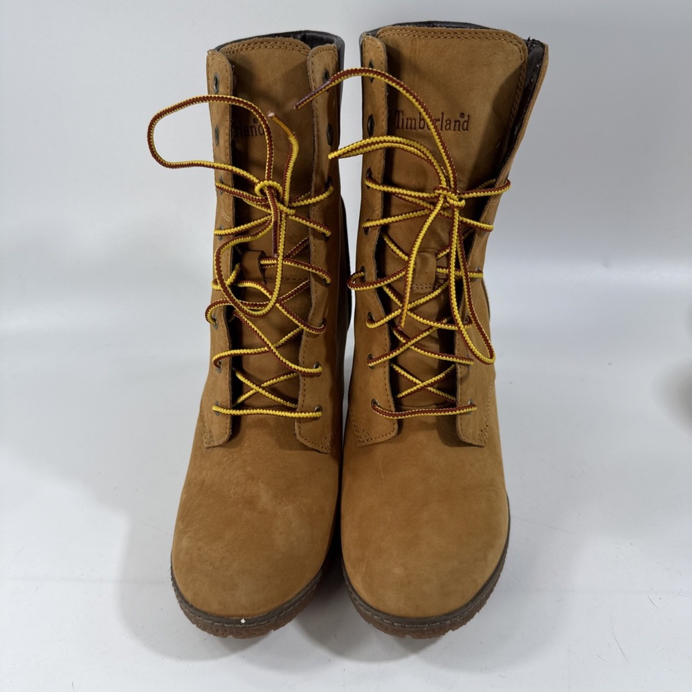 Timberland Tillston Wheat Nubuck Ankle Boots Womens Size 10 New - Picture 5 of 10
